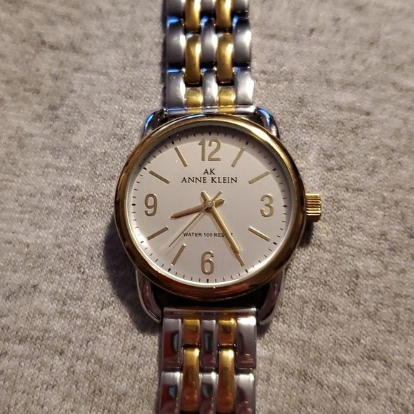 Anne Klein 10/9717 Y121E Womens Two-tone Steel Silver Dial Bracelet Quartz Watch - Picture 1 of 8